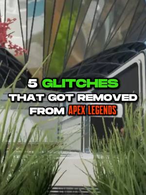 The cover image features text overlays against a background that appears to be from the video game Apex Legends. The top half shows a futuristic architectural scene in the background with the text placed across it. The foreground is filled with green grassy plants.