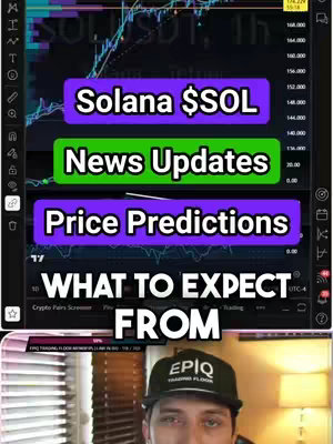 The cover image is a split-screen. The upper portion shows a chart with a technical analysis overlay, and colors the data streams on a dark background. A text overlay in a color block highlights the main subject. The bottom section displays a person's face wearing a cap, on the camera.