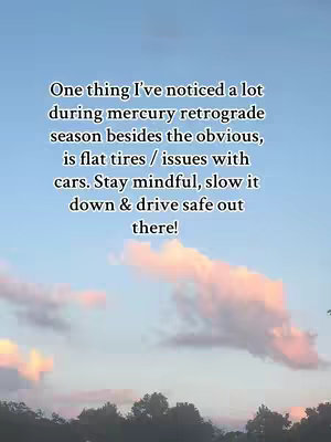 The image shows a sky with pink and white clouds at dusk or dawn. Overlaid on the sky is text in a white, sans-serif font.