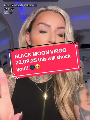 A woman with blonde hair and tattoos is the main focus, framed from the chest up. She's holding up a hand and covering the chest, eyes half-closed, against a backdrop of room decor. A red banner with white text floats over her chest. The background is soft, with some decorative lights visible. The tone is personal and the color palette is primarily warm.