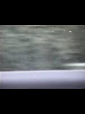 The image shows a blurred, green and white background, possibly of water or a natural environment. The upper part of the image is slightly darker, and there's a bright horizontal line near the bottom which may be a surface.