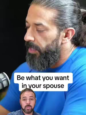 The image features a man speaking into a microphone, with a lower inset of another man also speaking. The hook text overlays the scene. The background is simple with dark and light areas.