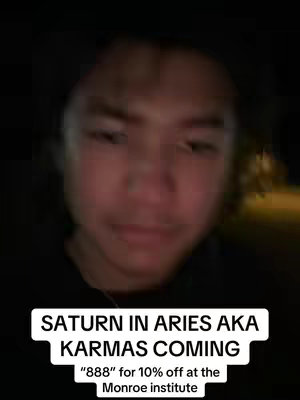 A blurred shot featuring a person's face in the center against a dark background. Text overlays appear at the bottom in a contrasting white box.