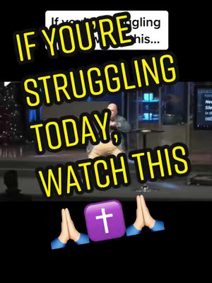 The cover image shows a screenshot with overlaid text. The central focus is a person on bended knee on a stage or platform, with large text boxes over and around him. The background reflects the lights of a studio.
