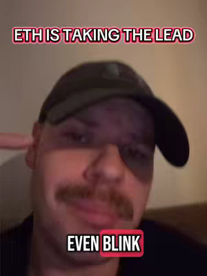 A man with a mustache and a baseball cap is looking at the camera, with overlay text at the top and the bottom.