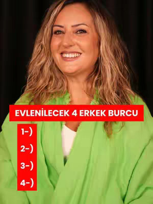 A woman with blonde hair smiling and wearing a green top. A red rectangle with white text is placed over the top of the image. Below this rectangle, three numbered list items appear in a red rectangle. The background is blurred.