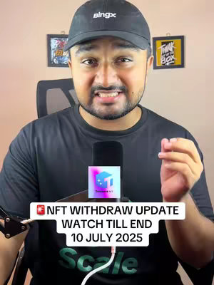 A man with a beard wearing a black cap and t-shirt is centered in the shot, with a microphone in front of him. He is looking directly at the camera and speaking. A text overlay at the bottom of the image provides a video title.