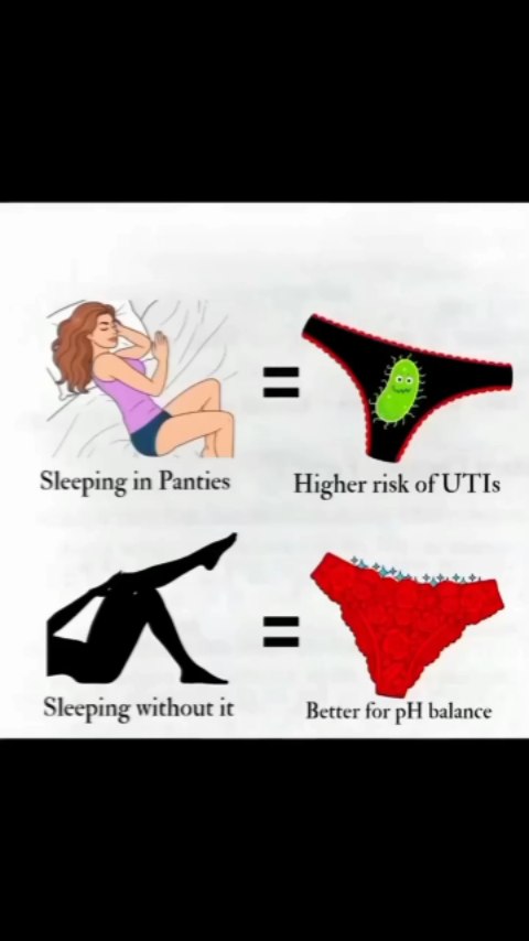 An illustrative image divided into two sections. The top half shows a woman lying in bed, and beneath her is a silhouetted image of legs.