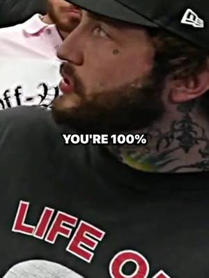 The cover image shows a man with a beard, a hat, and tattoos on his neck. The text overlay reads "YOU'RE 100%" in white font.