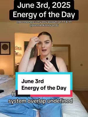 The image features a woman positioned in front of a bed in a room, engaging with the camera, with text overlays across the top and bottom.