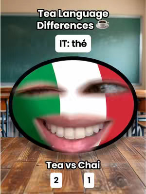 The image shows a countryball, stylized as the flag of Italy, combined with a human face to give impression of creating a face. There is text overlaid and also data charts at the bottom of the image. The background is a dark green, with a blackboard and a wooden table.