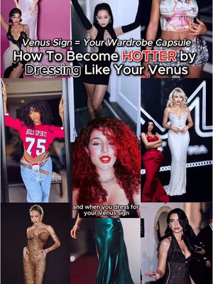 A collage showcasing different women in various fashion styles. Overlaid is text in a pink and white color scheme, offering fashion guidance and tips.