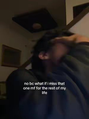 The cover image shows a dimly lit, interior shot. The focus is on a person, likely the creator, who is partially visible, with their face obscured. Their arm is raised, and the lighting suggests a domestic setting. Below the person in a clear font is the hook text.