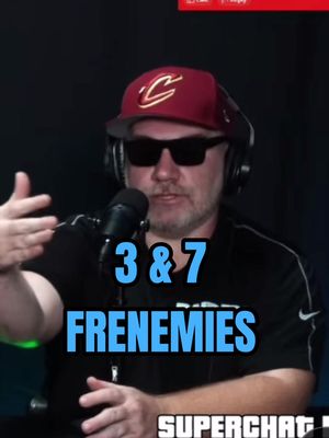 The cover image is a medium shot featuring a man in a cap, sunglasses, and a microphone. The man has a beard and is speaking, with text overlays. The background is dark, and there's additional text at the bottom.