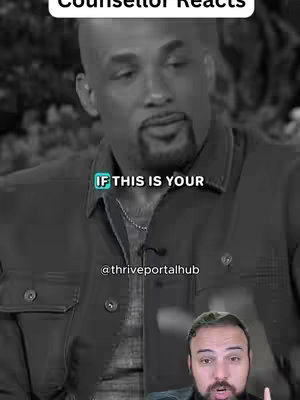 The image is a monochrome split-screen with a man in the foreground and another man's face at the bottom right. The foreground man is wearing a dark jacket over a light shirt, with a silver chain visible. The text overlay reads 'IF THIS IS YOUR'. The background appears to be an out-of-focus environment. The man on the lower right has a surprised expression.