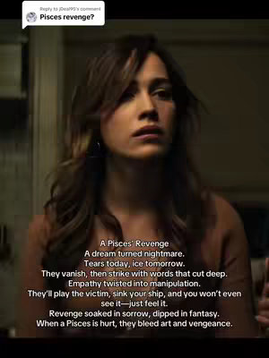 The cover image features a woman with brown hair in a medium close-up shot against a dimly lit background. She has a serious expression and appears to be looking downward. Overlayed text provides context as well as some text that looks like poetry.