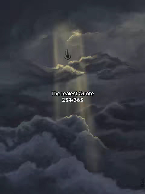 An artistic rendering of a cloudy sky with a figure falling from above. The sky is filled with dark, swirling clouds, and a bright light shines down from the top center. A silhouette of a person is falling through this light. Text overlays the image at the bottom.