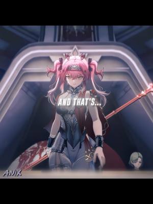 The image shows a digitally created female anime character standing in a futuristic-looking setting. The character, with pink hair styled in twin pigtails, is in a dynamic pose and has a determined expression. The background and elements within the image have a cool color palette with shades of gray and blue. Text overlays, indicating a promotional or informational video, are also present.