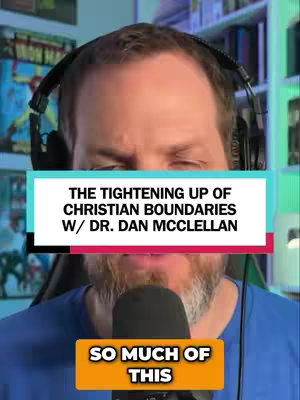 A medium shot features a man wearing headphones and a microphone. Text overlays highlight the video's title and a phrase in a gold rectangular box against a background of a room.