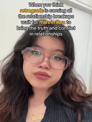 A selfie-style video cover image features a young woman with fair skin, wearing large-framed, transparent glasses and a black shirt, a gold necklace with the name 'Kayla'. The background appears to be inside a home. Text overlays are used to convey the message as well.
