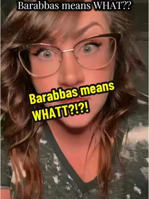 A close-up shot of a woman with brown hair and glasses. Two text overlays in a yellow block appear on the screen.