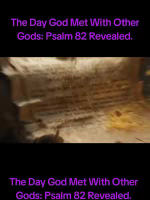 The image is a vertical video thumbnail featuring dark text overlaid on a background of blurred, brown-toned, textured surfaces. The text, in a purple font, is repeated at the top and bottom, acting as a hook or title. The central background suggests a textured or weathered material, with variations in light and shadow, possibly suggesting an aged parchment or weathered stone.