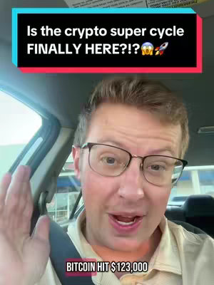 A man wearing glasses in a car is speaking to the camera. The image has overlaid text in a box, and the background is blurred. The man has a surprised expression.