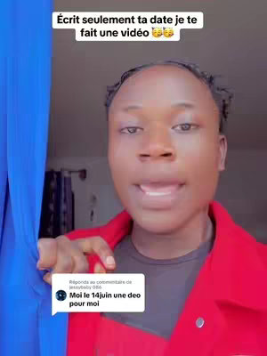 A young man in a red jacket is speaking directly to the camera. Text overlays are present at the top of the image. A comment bubble from a viewer is visible.