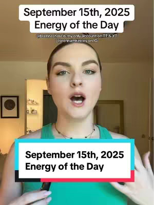 The image is a selfie-style video cover. A light-skinned woman with light brown hair and minimal makeup is centered, with her mouth open as if she is speaking. Behind her is a simple, bright-toned interior space. On the top of the image there is a white bar with the title text, and in the foreground there is a colored bar with the title text and social media information. The overall composition is centered and clean, with a focus on the woman's face, the text, and a clear call to the content topic.