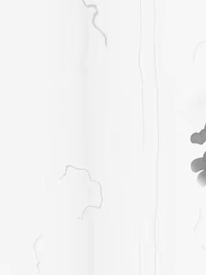 The image is predominantly white with abstract, irregular shapes and vertical lines of varying shades of gray. The overall composition appears minimalist and somewhat textured, with the grayscale palette creating a sense of simplicity and potential visual depth.