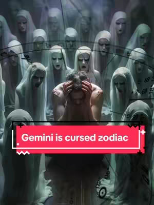 The cover image shows a dark, eerie scene. In the center, a shirtless person holds their head in their hands, appearing distressed. They are surrounded by numerous figures in white hooded robes, creating a sense of unease and foreboding. A red banner with white text overlays the image.