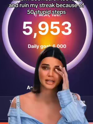The cover image shows a woman with dark hair and neutral makeup with a concerned expression. She covers her left eye with her hand. Behind her is a progress tracker in a circular shape in shades of purple and orange.