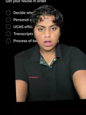 A young woman with dark hair and a black polo shirt looks directly at the camera with a slight frown. A series of text selections with radio buttons are overlaid on the image, set against a pitch-black background.