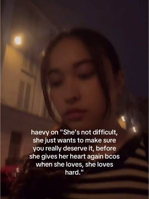 The cover image shows a young woman with a soft focus. The background is blurred, suggesting an outdoor setting, possibly at night with nearby lights. The text overlay provides a quote about love and relationships.