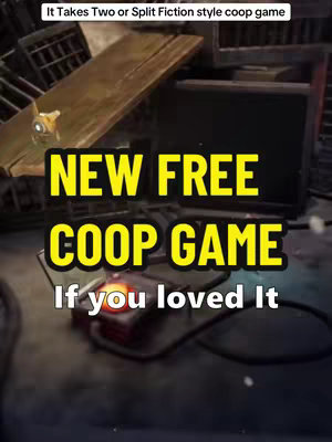 The cover image presents a somewhat grungy industrial setting with what appears to be metal scraps and equipment in the background. Overlay text in a bold, yellow font overlies this environment. The composition is vertical, fitting the mobile video format.