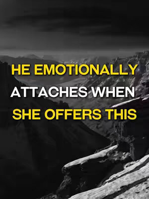 The image displays a mountainous landscape with visible ridges and valleys under a cloudy, dark sky. Overlaid on the scene is large, bright yellow text with a black outline, conveying a message.