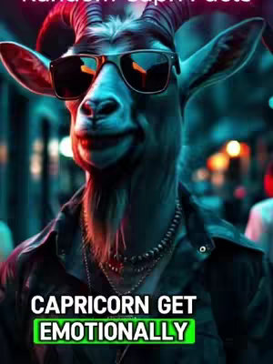 An AI-generated image featuring a goat wearing sunglasses and a necklace, in a street scene. Text overlays the image.