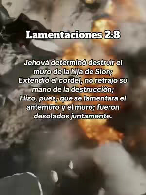 The cover image features text from the Bible displayed over a background of abstract, smoky visuals with hints of orange and brown, suggesting a fiery or dramatic context.