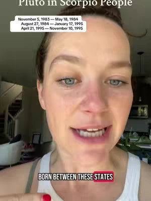 A woman is centered in a selfie-style shot, her face the primary focus. The background includes a room with a staircase, and items are visible on a table. The woman is looking towards the camera, and dates are shown at the top of the image.