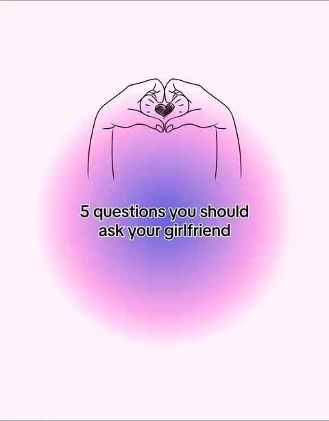 The cover image features a graphic of two hands forming a heart shape with a heart-shaped outline in the middle. Below this is a colored gradient circle that transitions from pink to purple. The text overlay reads a question in white font.