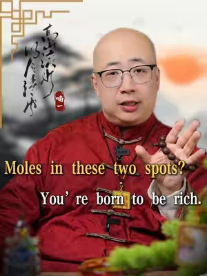 The cover image features a man with glasses dressed in a red traditional Chinese garment. He is holding a string of prayer beads and gesturing with his other hand. Text overlays are present, and the background includes Chinese calligraphy and a blurred, natural setting.