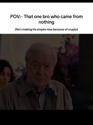 The cover image shows an older man looking toward the camera. Text overlays the top, written in white. The background is dark, suggestive of a living room setup.