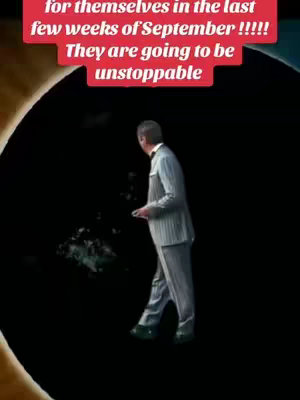 A person in a suit walks forward, and the background is dark, with the hook text in a red box at the top.