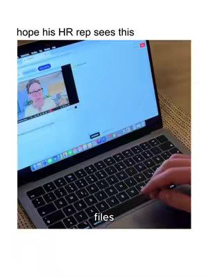 The cover image shows a laptop open on a white surface, with the screen displaying a Zoom call. The user is typing on the keyboard, while a small video of a person in a video call is shown on the laptop's screen. The words 'files' are visible in the bottom text.