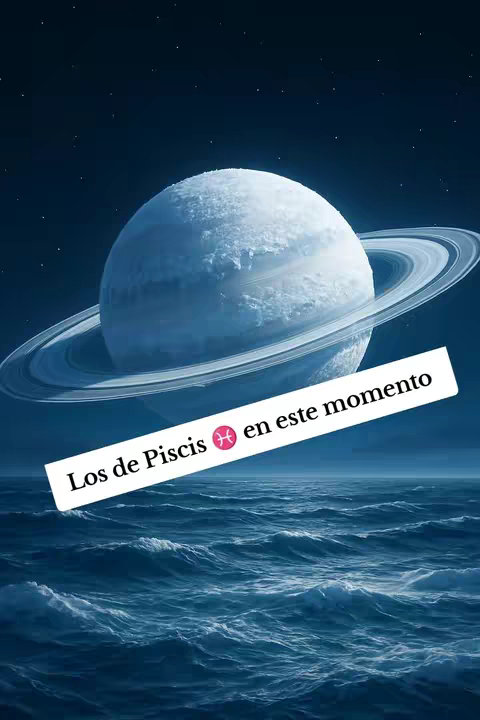 An artistic depiction of outer space, dominated by a pale blue planet with prominent rings. Below, there's an expanse of deep blue water evoking the sea, and a starry sky serves as the background.