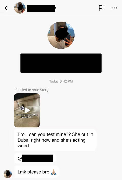 The cover image shows a screenshot of a text message conversation. There are profile pictures at the top, along with a video, and text messages in the center. The text is conversational in tone.