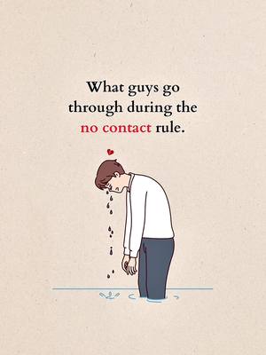 A cartoon illustration depicts a despondent figure of a man, drawn with simple lines and muted colors. The man is hunched over, his head bowed, with tears streaming down his face. He is standing in shallow water, and the overall tone conveys sadness or despair.