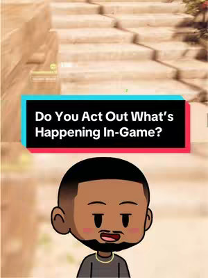 An animated cartoon image of a person at the bottom, in the center of the frame. Above the person is a rectangular shape that contains the text.
The person depicted features a black hairstyle and is wearing a gray shirt with a gold chain around their neck.
