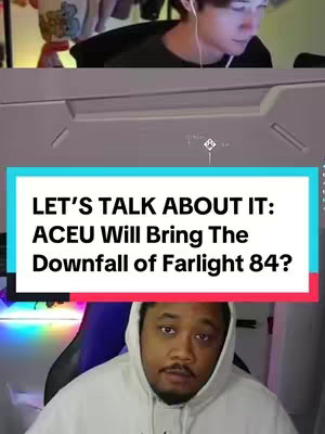 The cover image features a split-screen layout. The upper portion showcases a person in front of a computer screen with a headset, while the lower portion presents a person wearing a white hoodie. A colored rectangle overlay in between contains the video's title text.