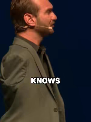 The cover image features a man in a suit and a headset microphone from a side profile. The background is a dark blue gradient. White text overlayed says "KNOWS".